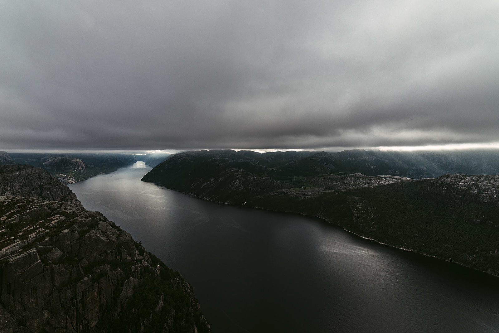Dark fjord