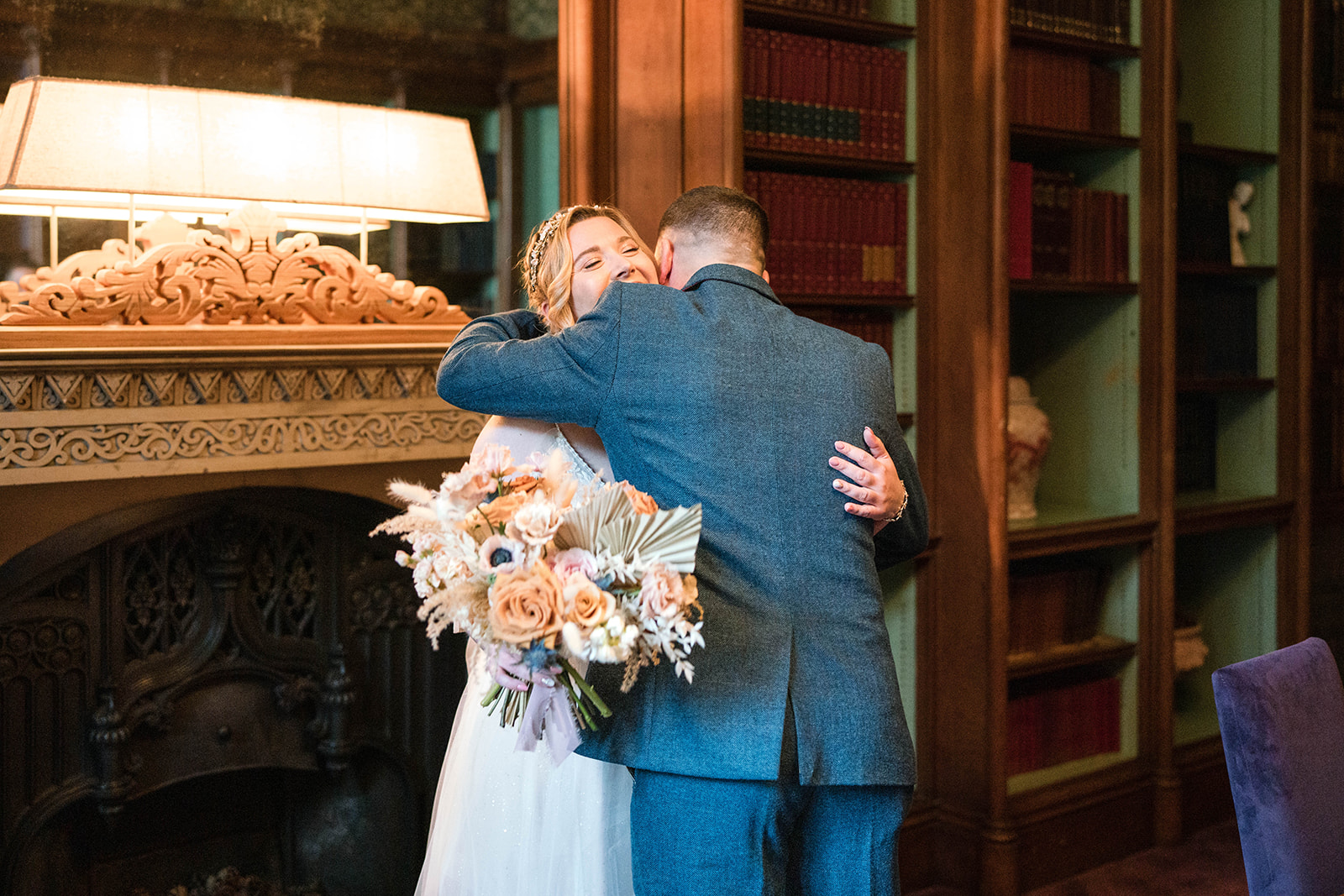 hugs for the bride Zara Davis Wedding Photography Cotswolds Grittleton House Gloucestershire Wiltshire