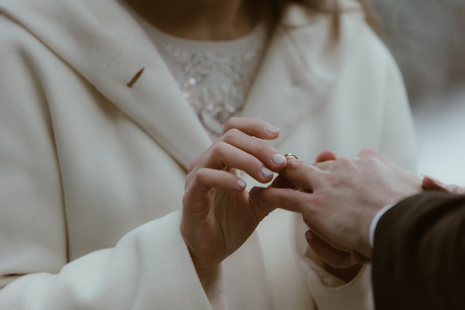 france elopement wedding rings