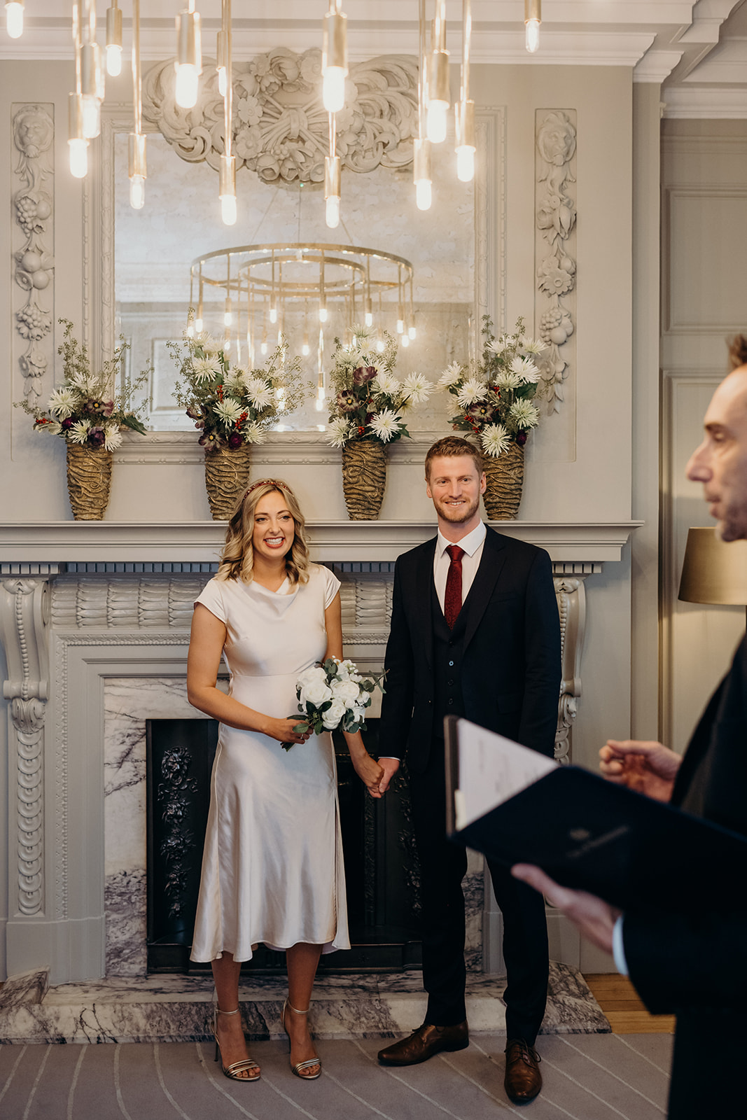 Vows in Soho Room at Old Marylebone Town Hall