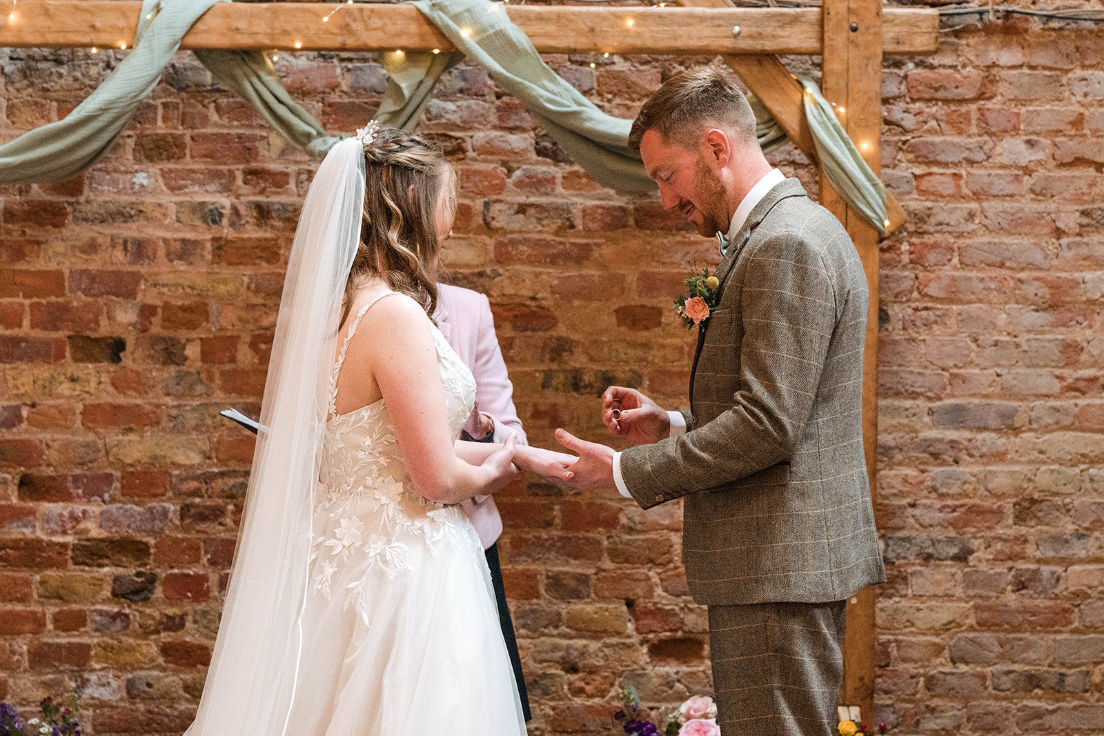 Zara Davis Wedding Photography Milton End Barn Arlingham Gloucestershire Cheltenham Cotswolds ring exchange