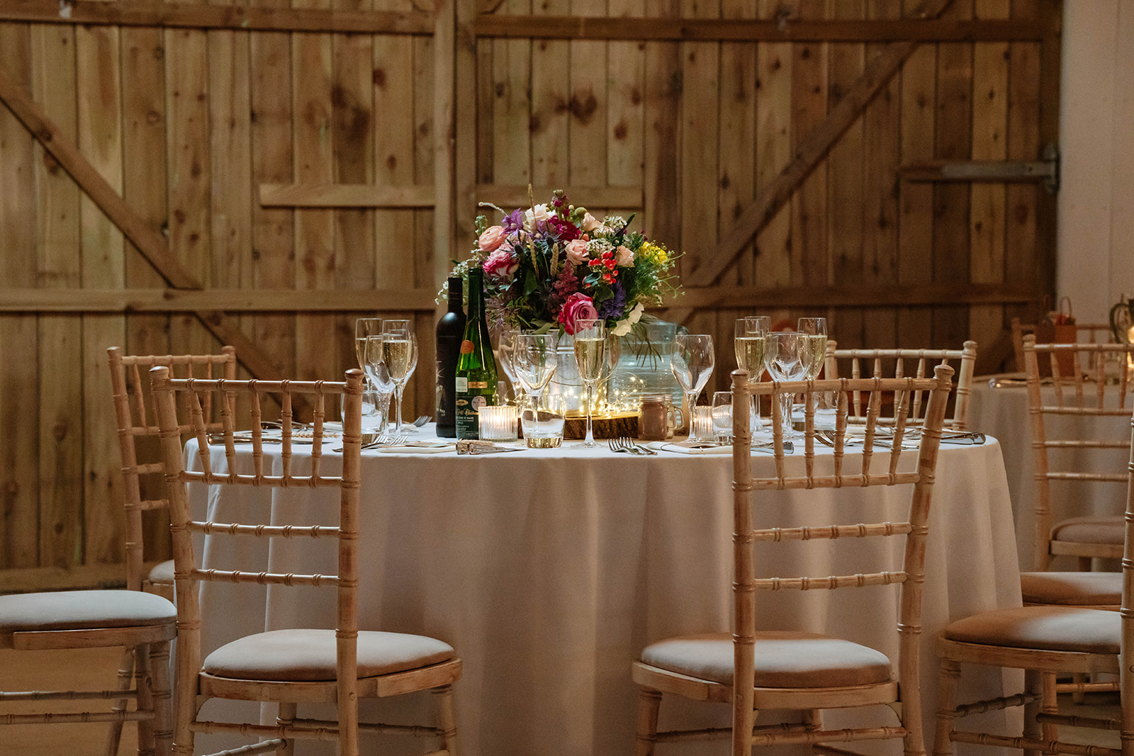 Zara Davis Wedding Photography Milton End Barn Arlingham Gloucestershire Cheltenham Cotswolds table overview