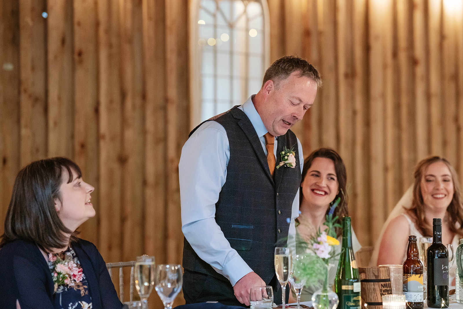 Zara Davis Wedding Photography Milton End Barn Arlingham Gloucestershire Cheltenham Cotswolds father of bride speech
