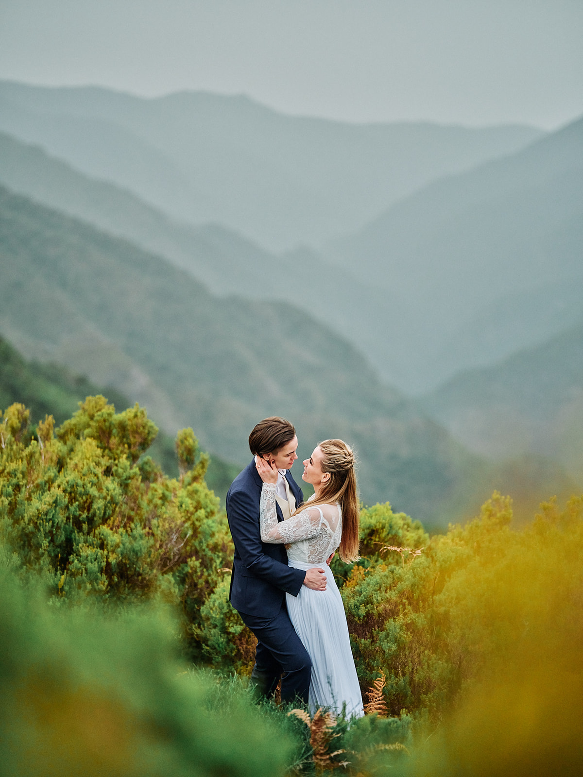 Madeira mountain wedding photos