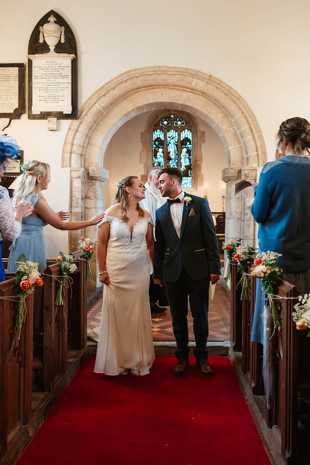 Zara Davis Wedding Photography Moor Farm Moreton Valance Gloucestershire Cotswolds just married