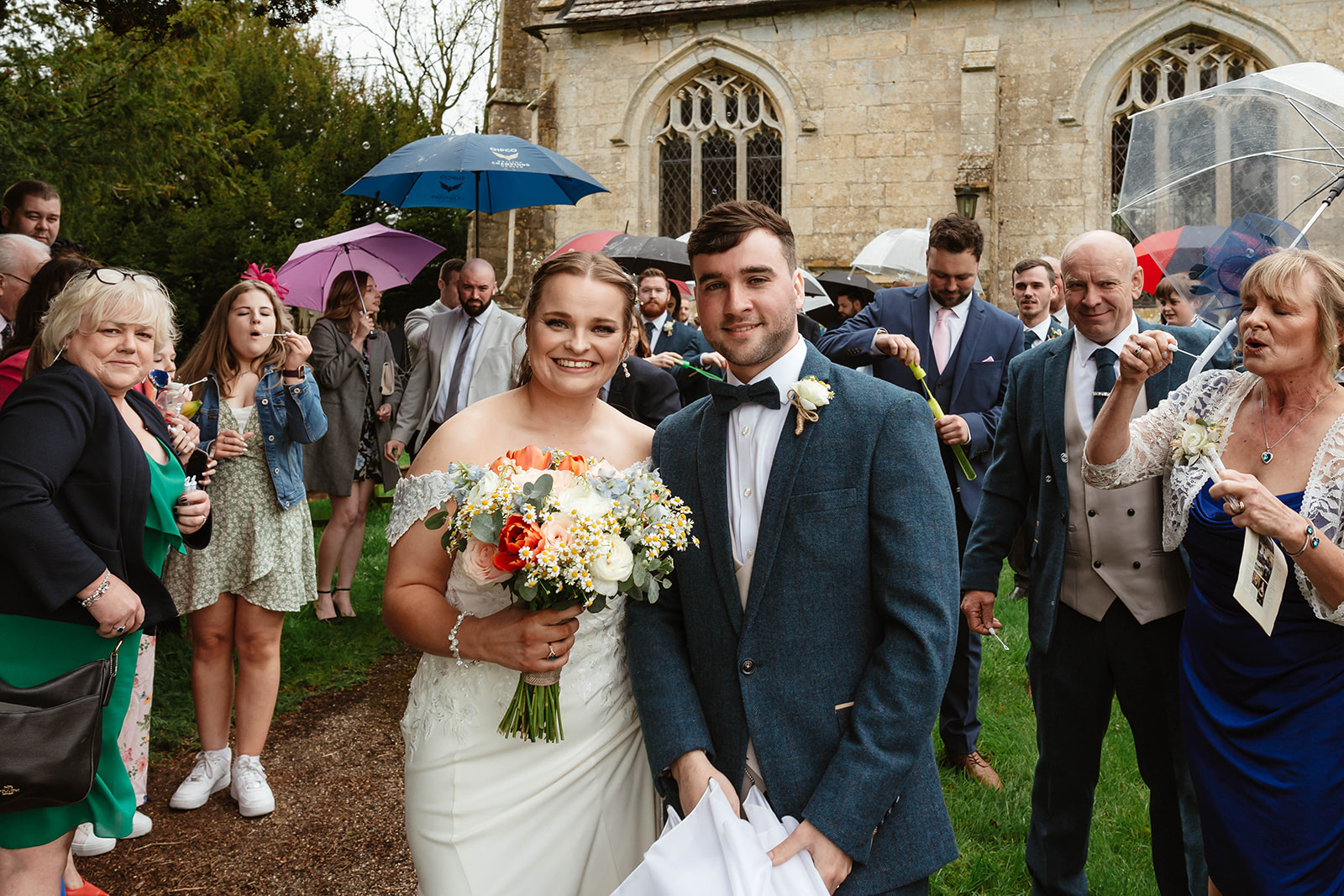 Zara Davis Wedding Photography Moor Farm Moreton Valance Gloucestershire Cotswolds candid bride and groom
