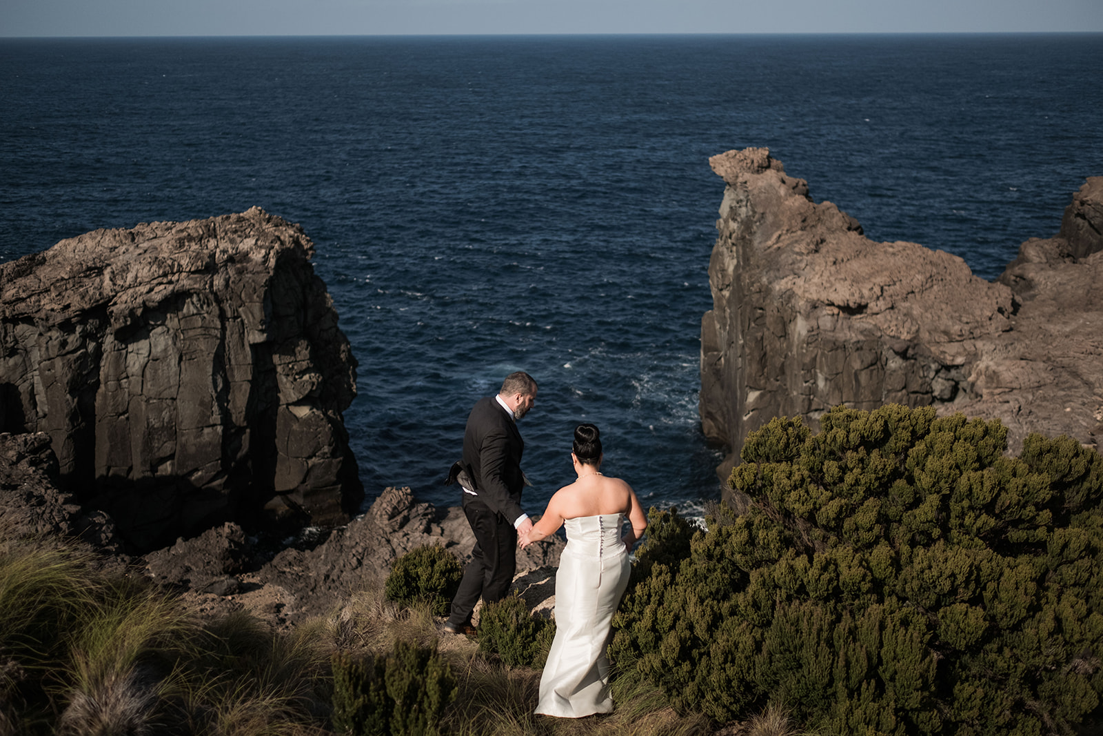 Terceira Island scenic wedding photos