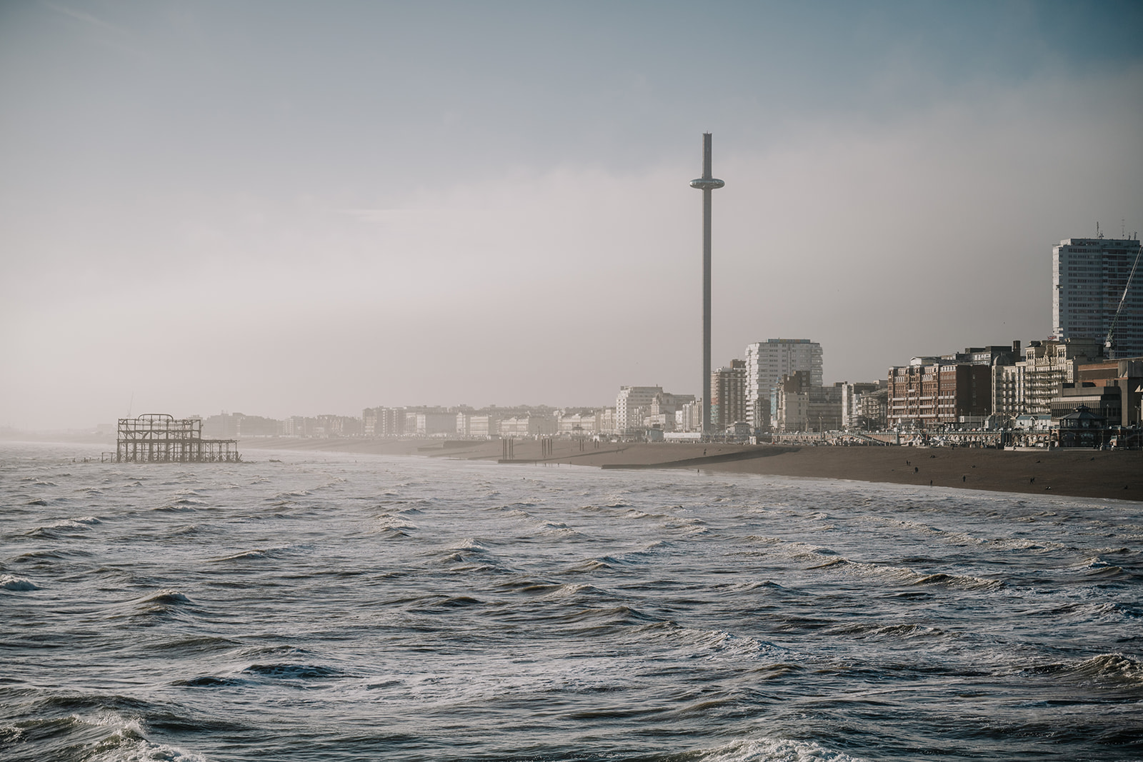 A view of Brighton from the pier 