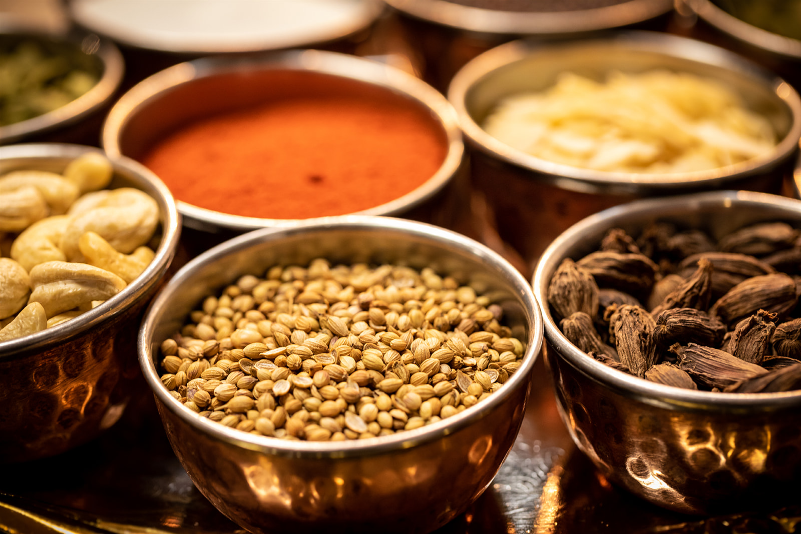 Spices used in Indian recipes