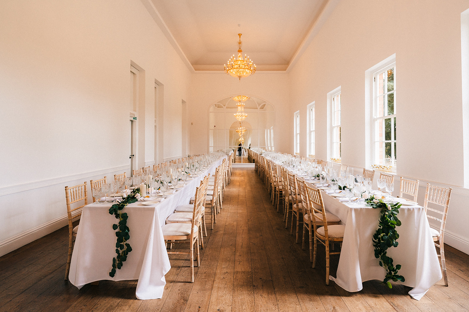 Gallery room at Norwood Park wedding venue in southwell