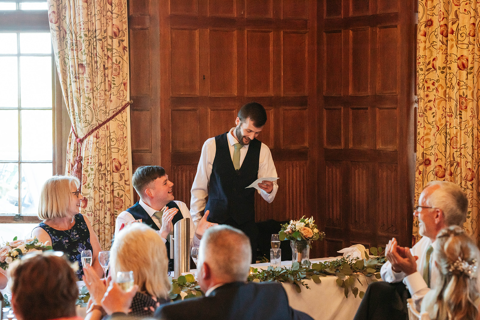 Dumbleton Hall Zara Davis Wedding Photography Worcestershire Gloucestershire Cotswolds best man speech