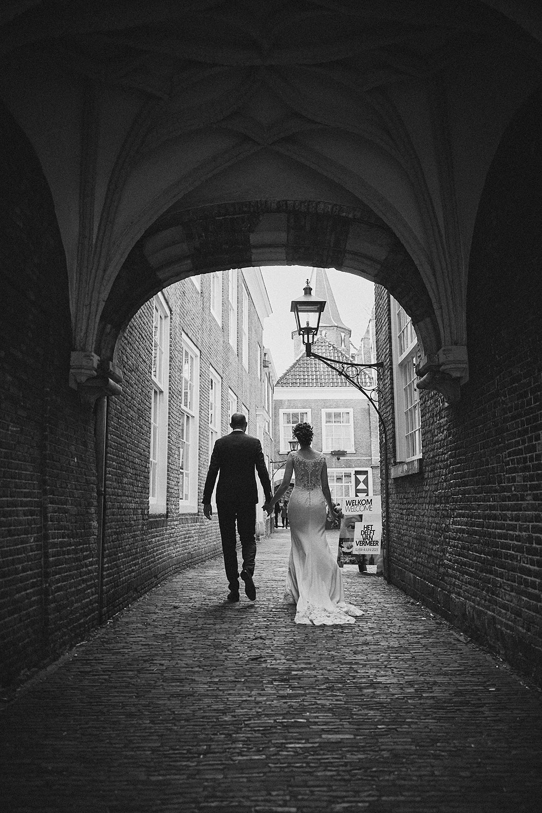 bruidsfotografie Delft centrum - trouwshoot - Burgersdijk, de Lier