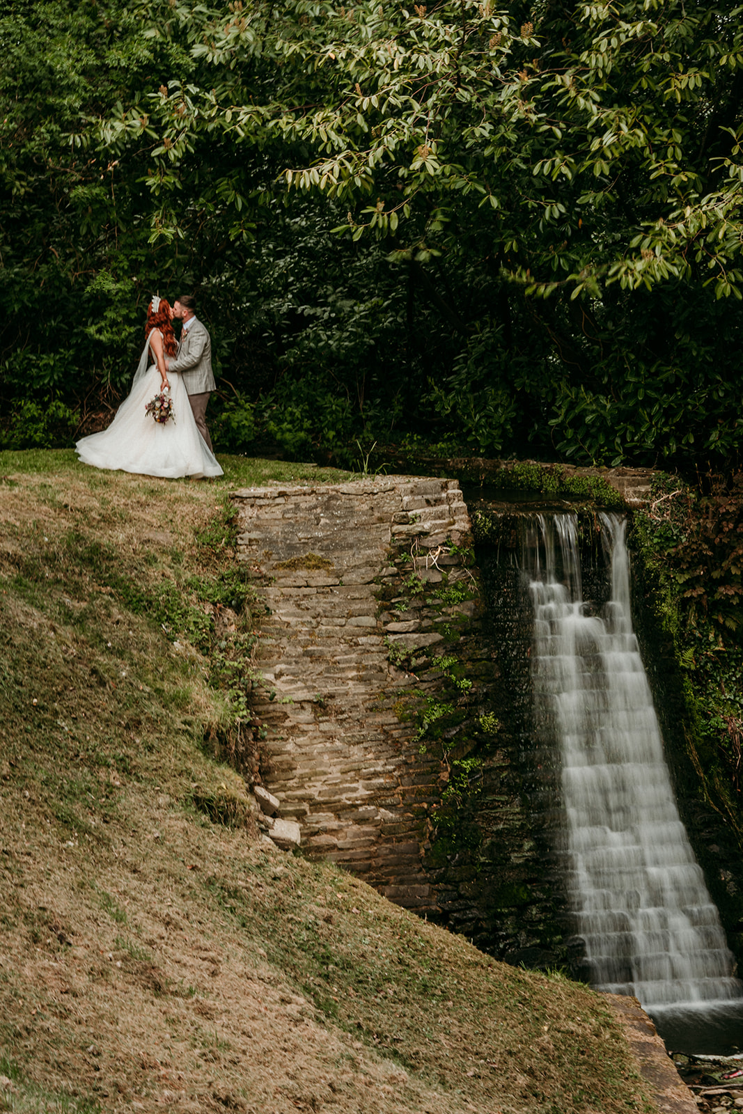 James Aiken photography waterfalls wedding photography shot at the beech hill country house hotel