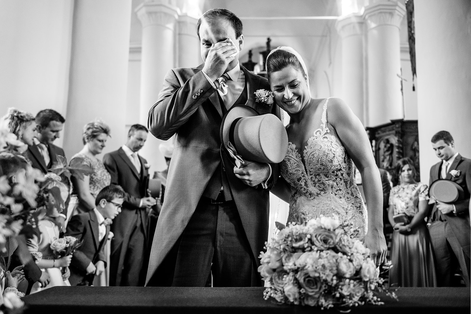 Spontane documentaire huwelijksfotografie echte momenten Annelies Gailliaert