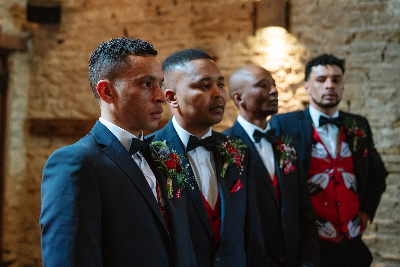 Groom and Groomsmen waiting for bridal entrance