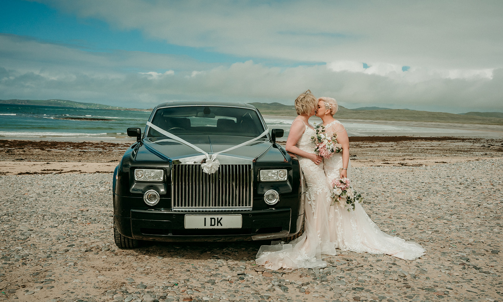Ballyliffin Hotel and beach wedding photoshoot 