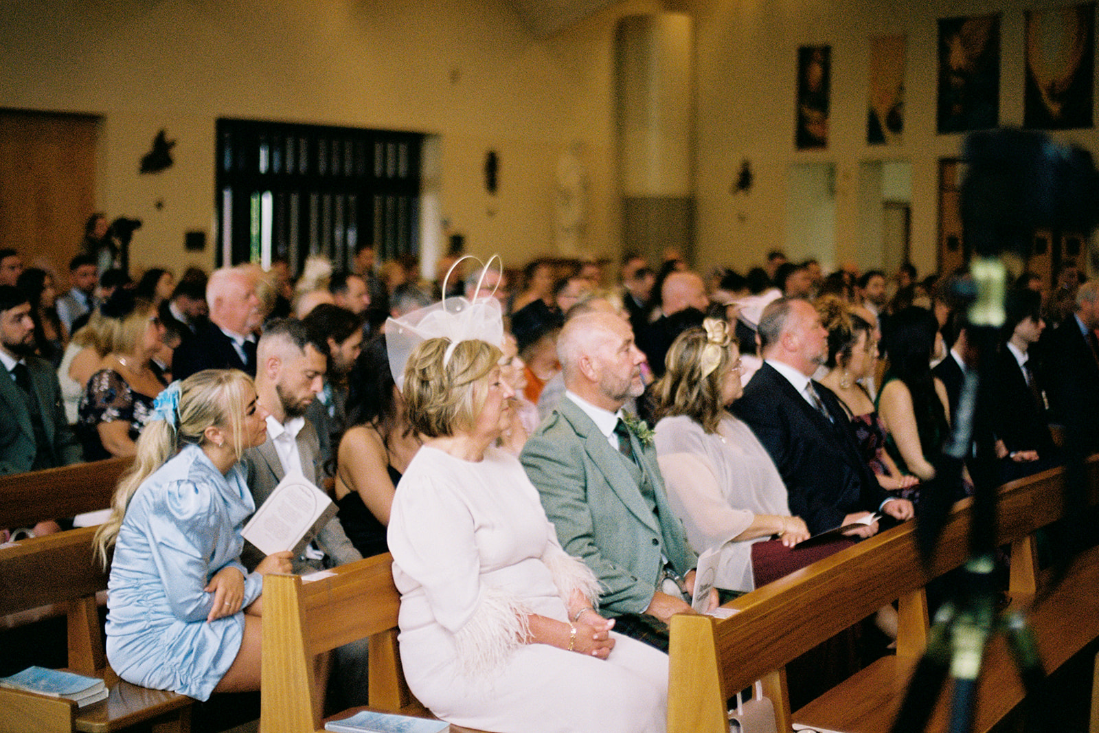 church wedding on film 