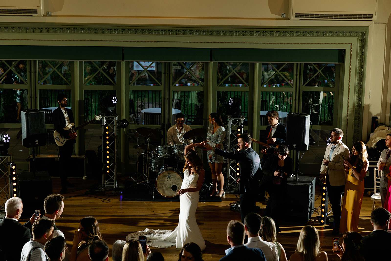 A bride and grooms first dance in Harrogate 