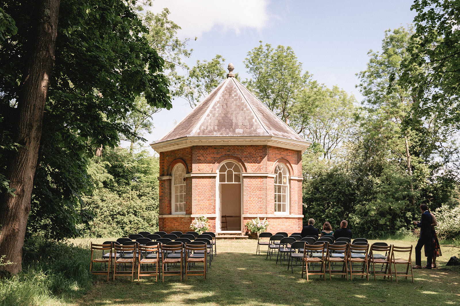 Eleanor and Hartley Wedding ceremony at the Organ House at St. Paul's Walden Bury