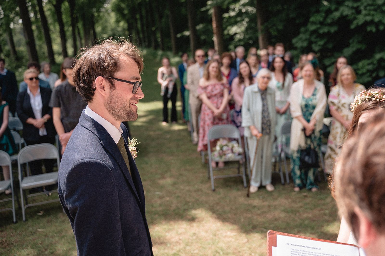 Eleanor and Hartley's  Wedding ceremony at the Organ House at St. Paul's Walden Bury