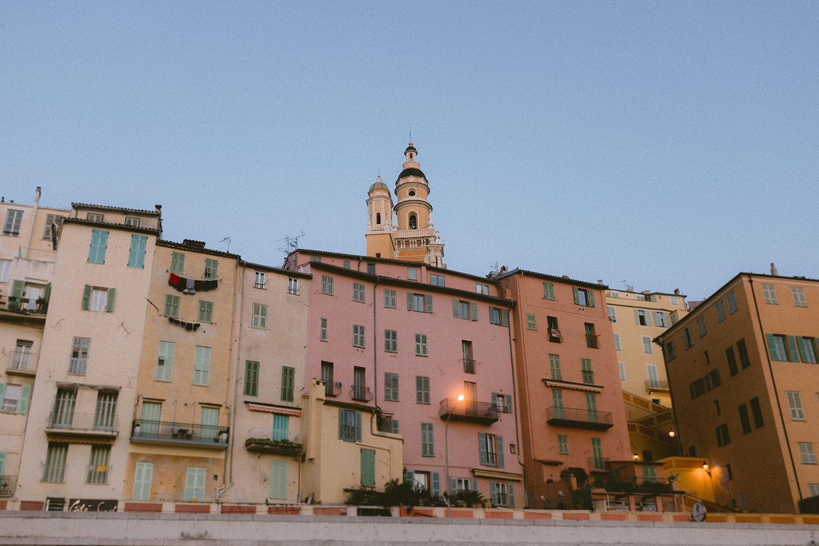 menton early in the morning