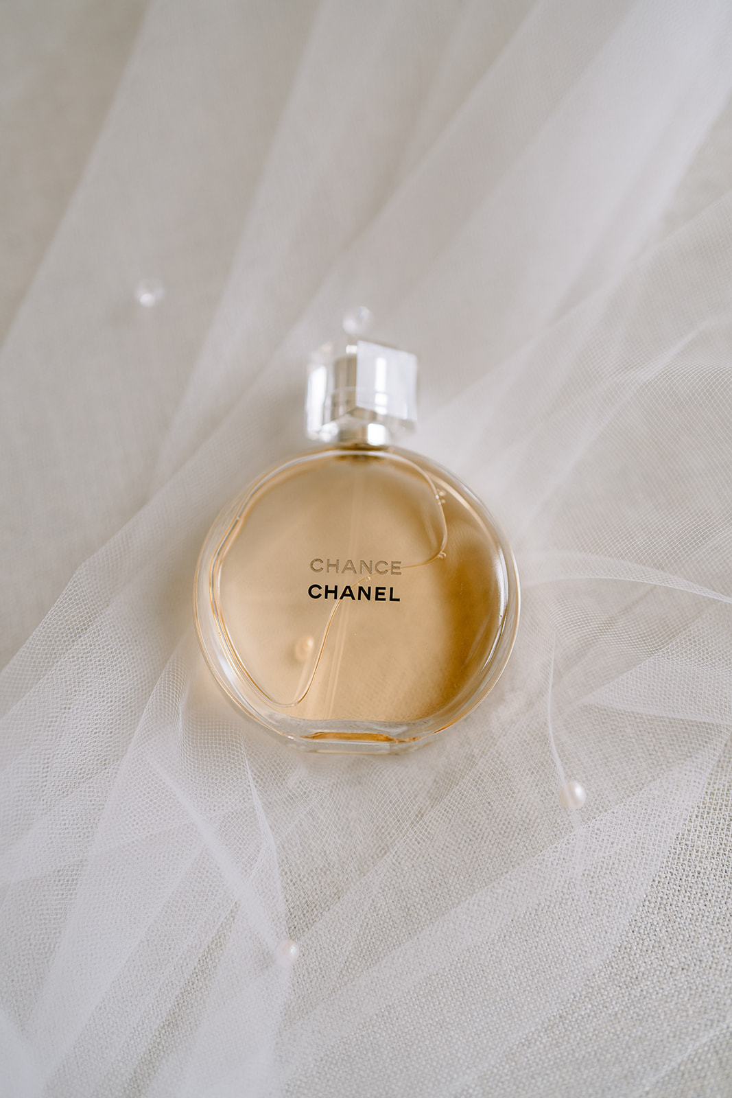 chanel perfume on the veil