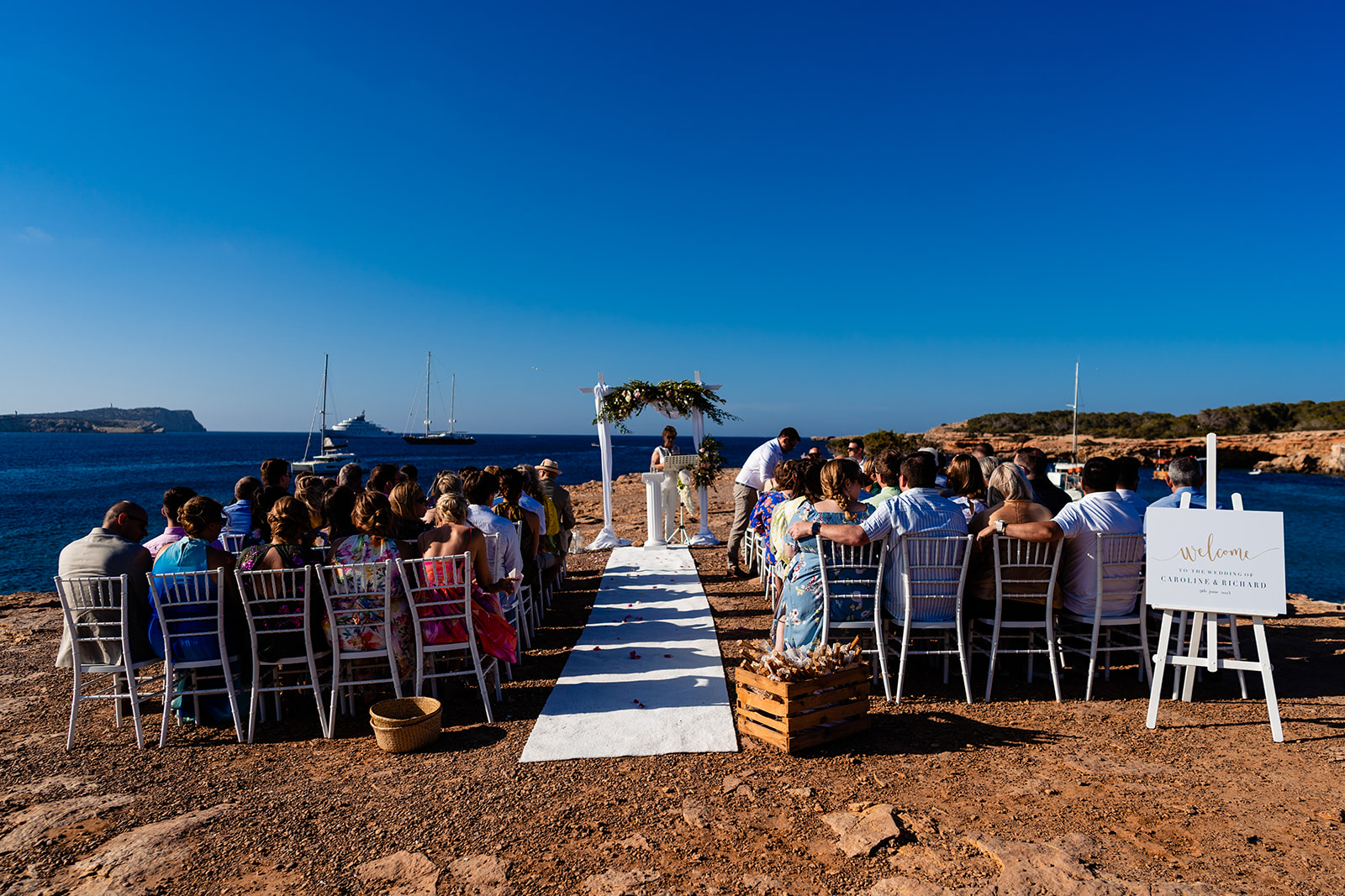 Ibiza wedding, Ses Roques, Sunset wedding