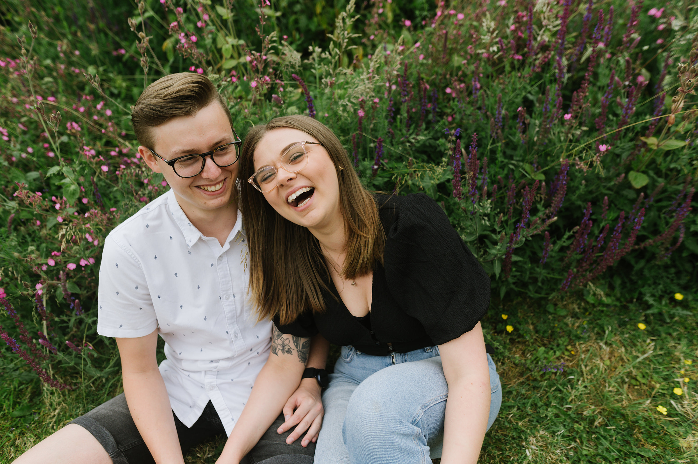 Sheffield's iconic Park Hill made the perfect backdrop for this engagement photo session