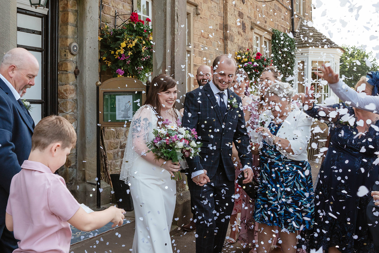 confetti The Speech house Hotel Zara Davis Wedding Photography Gloucestershire Forest of Dean Herefordshire Hereford