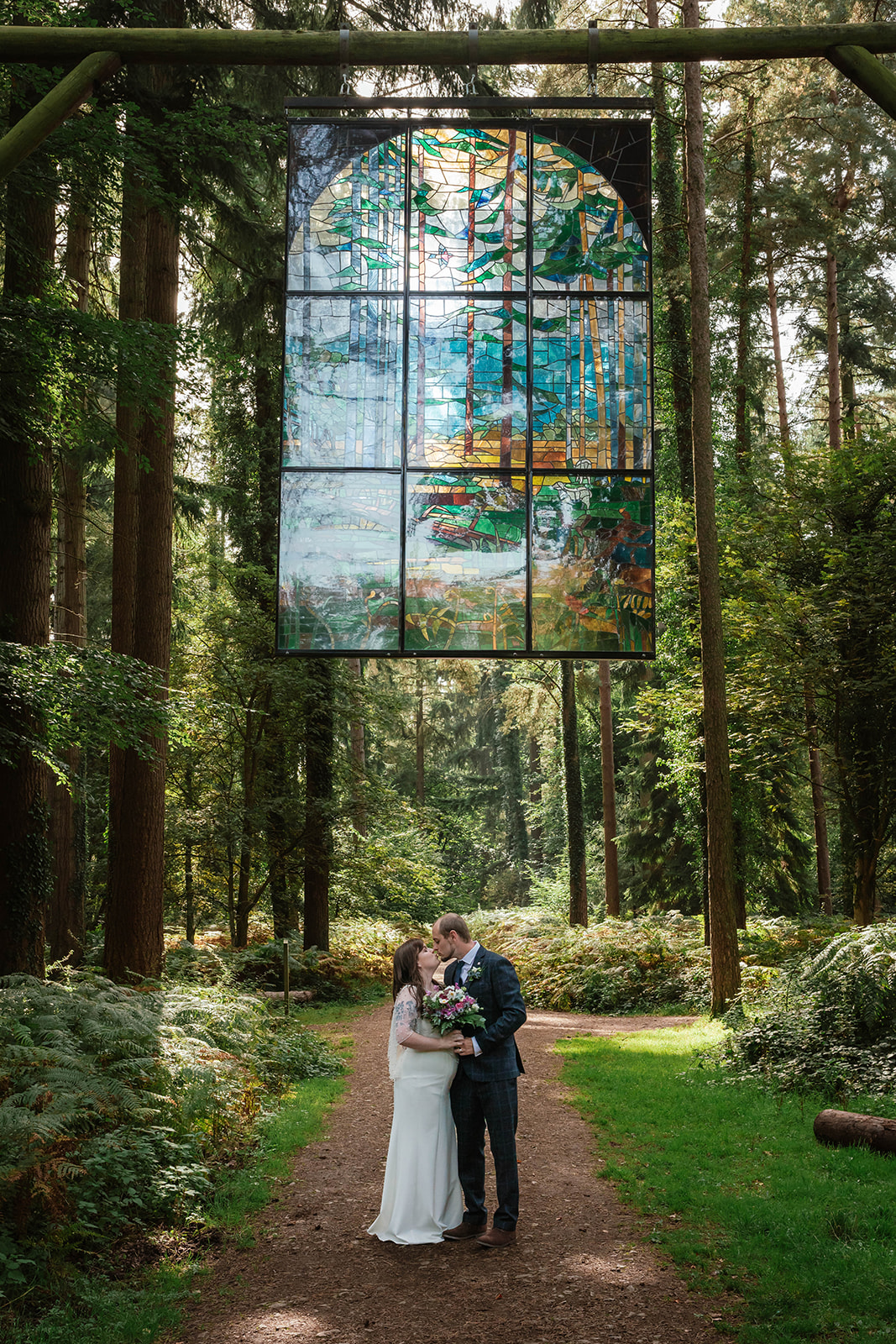 stained glass Speech house Hotel Zara Davis Wedding Photography Gloucestershire Forest of Dean Herefordshire Hereford