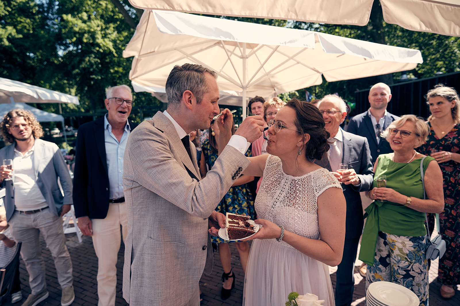 trouwfotograaf Delft Stefan Segers - de Schaapskooi - bruidstaart