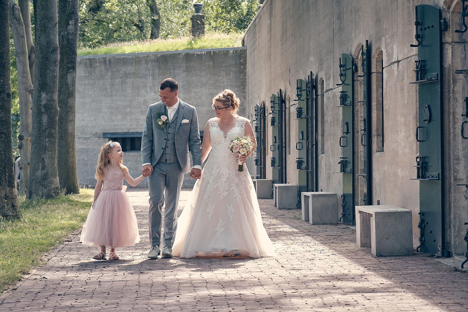 trouwfotograaf Stefan Segers, trouwshoot, Fort Beemster - bruidsfotografie
