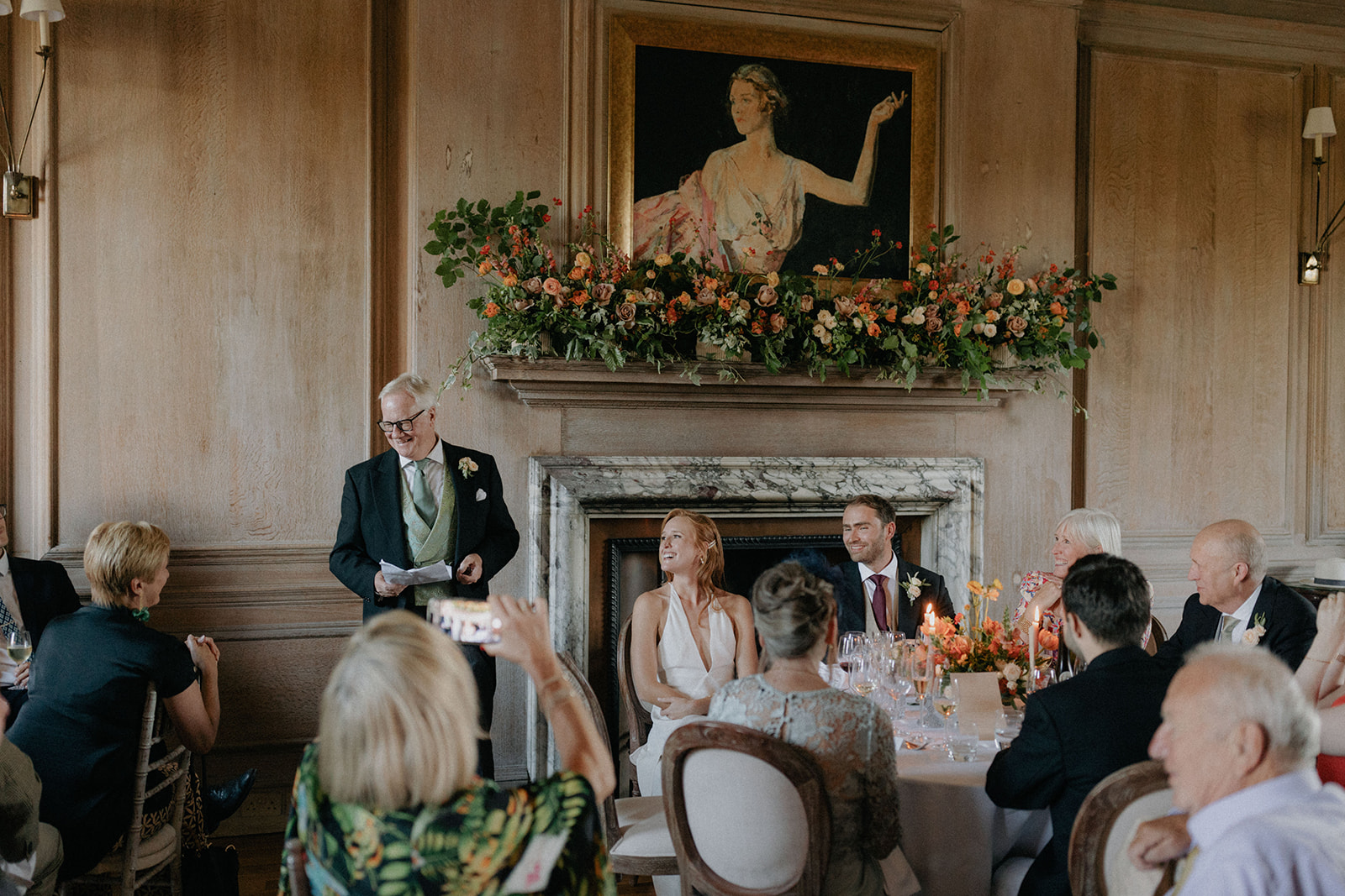 Stylish wedding at Findon Place in Sussex