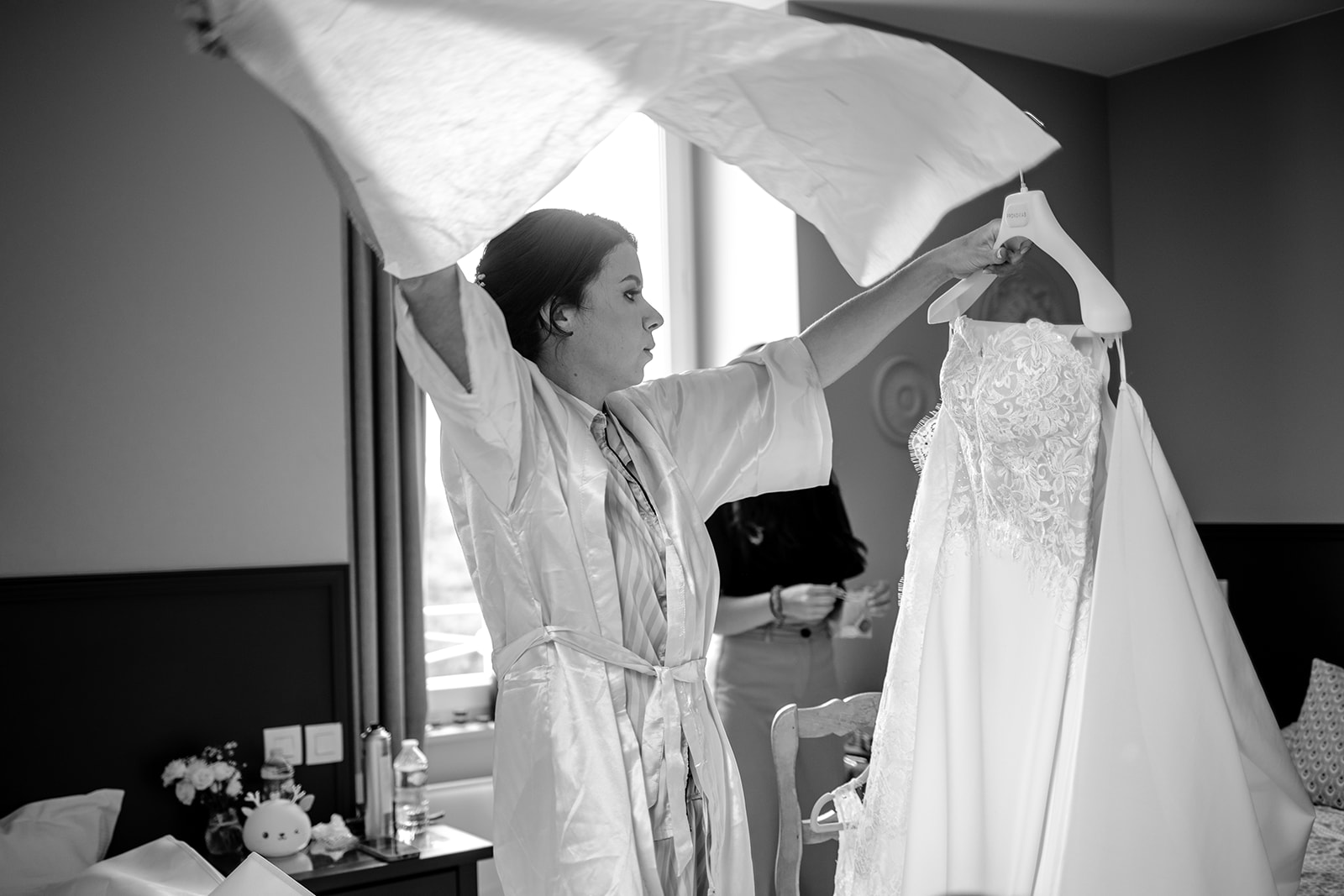 Photographe de mariage dans l'Ain, les préparatifs de la mariée
