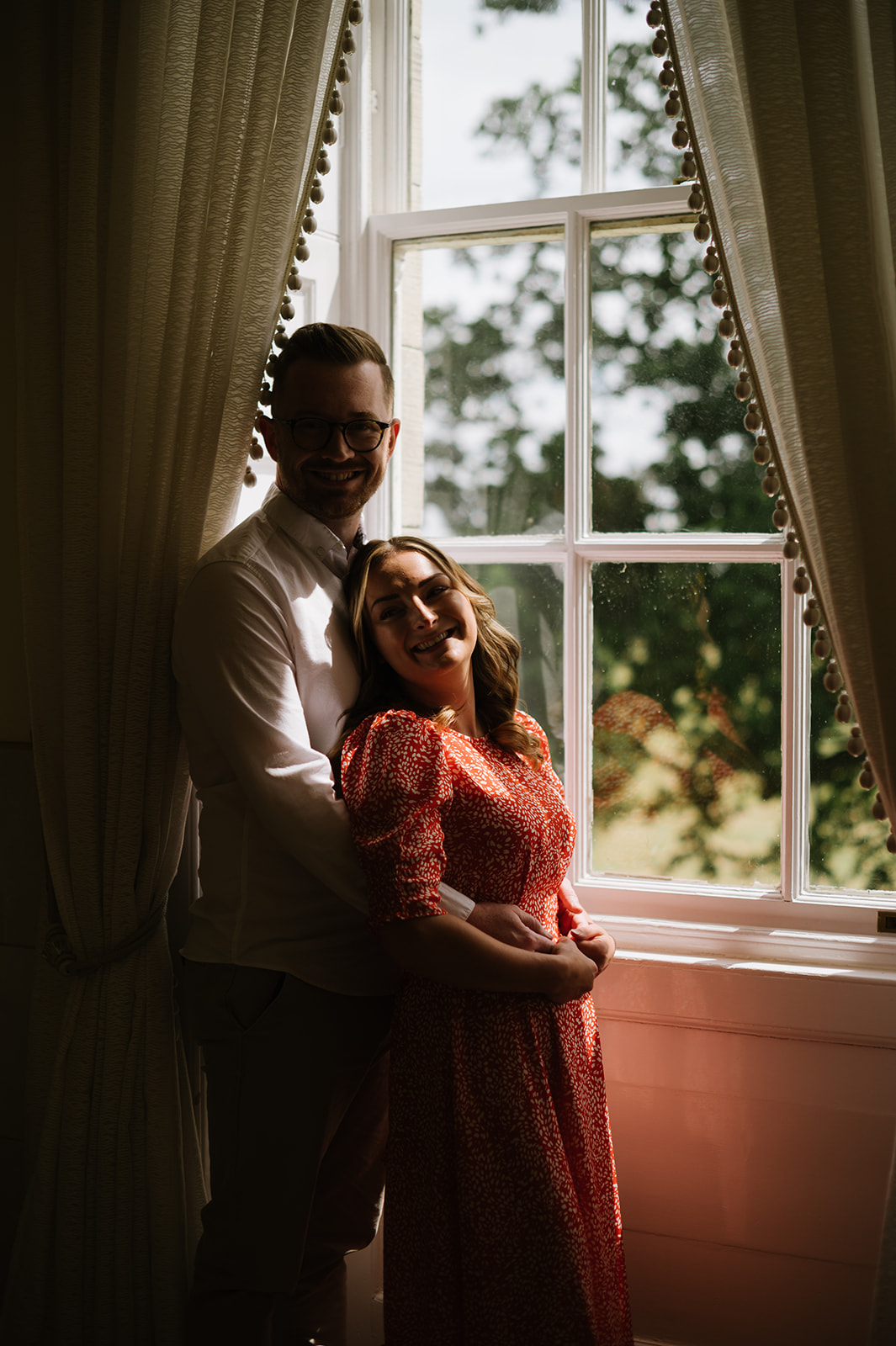 Bourton Hall Rugby engagement photos