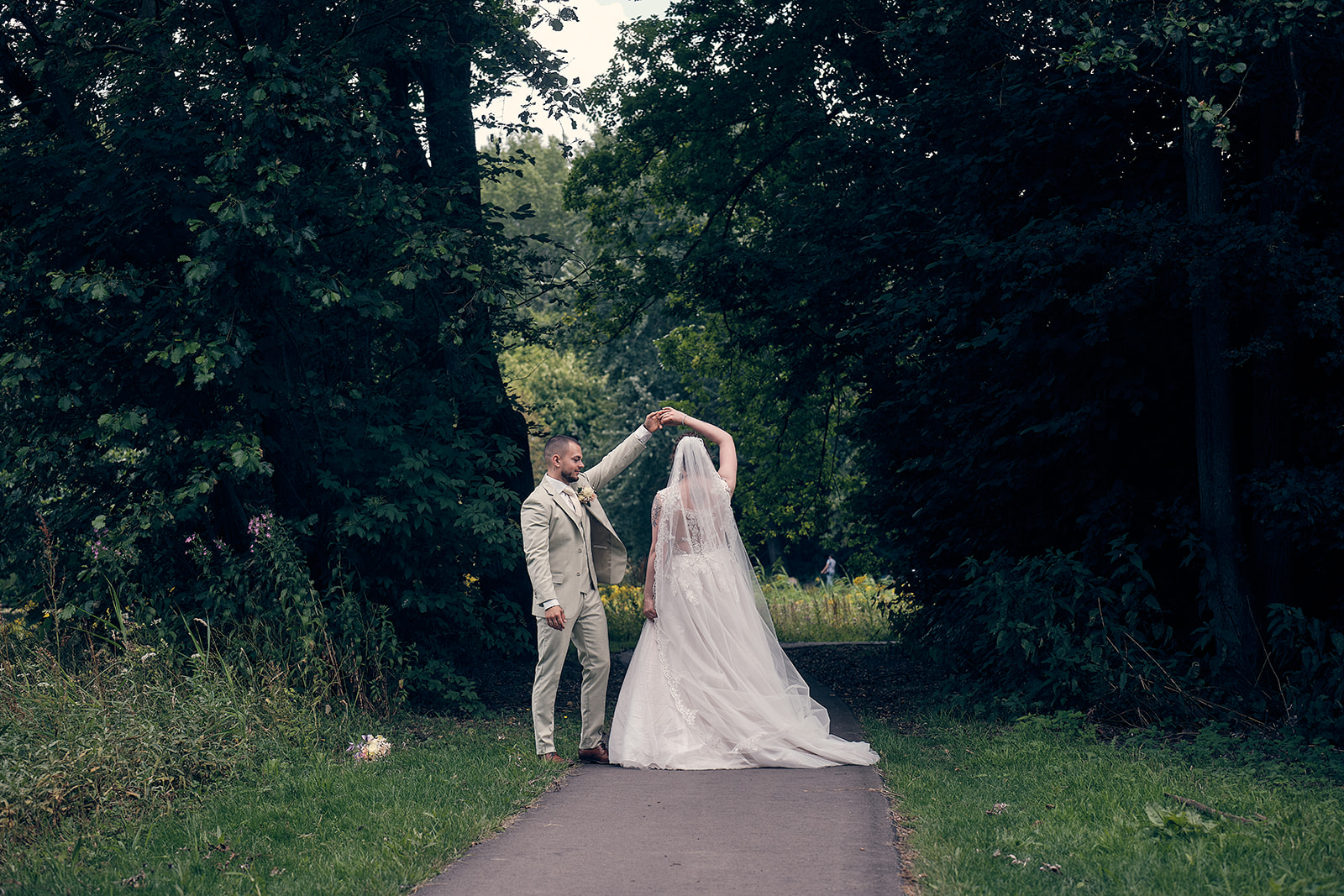 trouwrerportage Wendy en Robin - Het Wapen van Zoetermeer - trouwfotograaf Stefan Segers - fotoshoot Westerpark