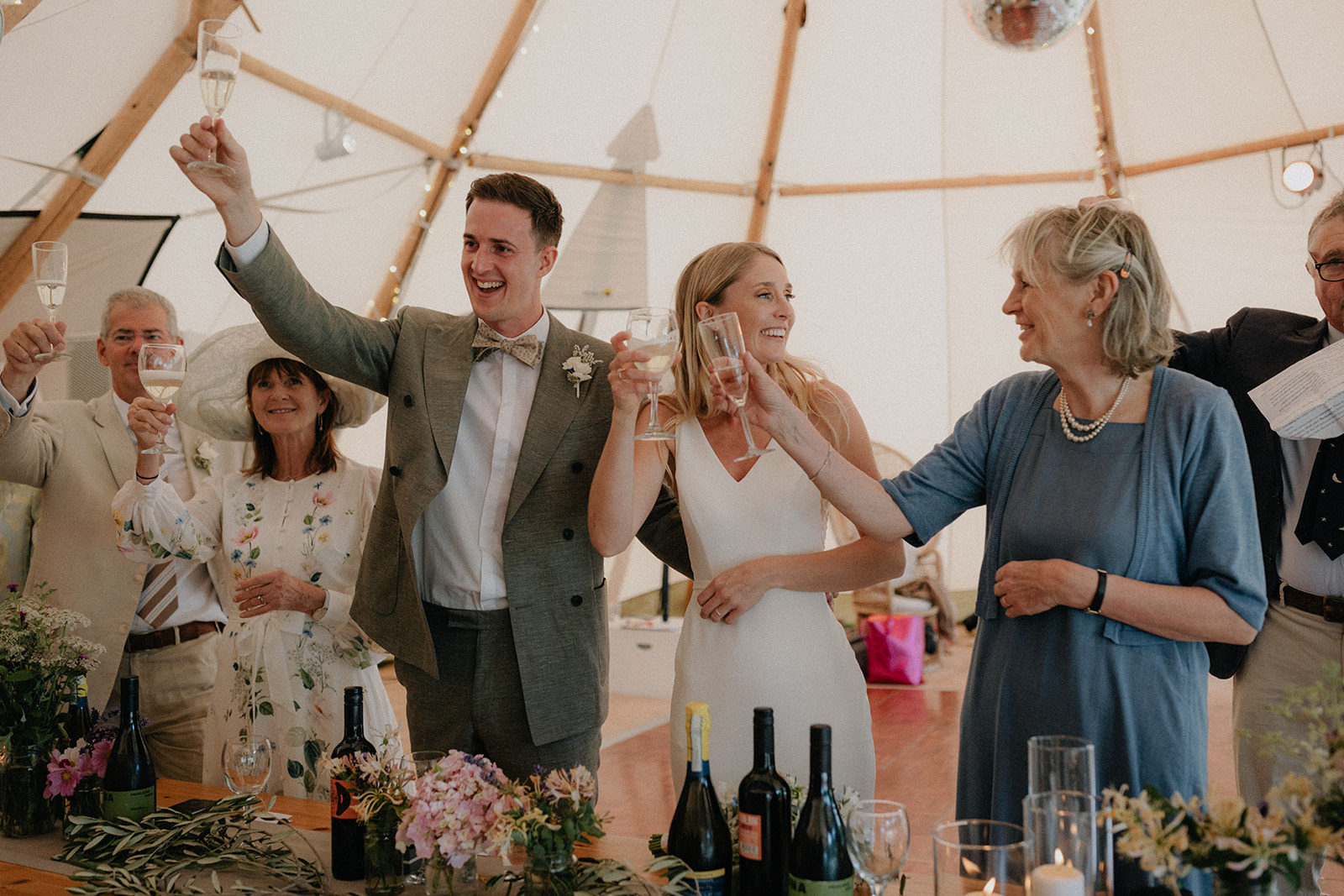 festival style wedding in sussex