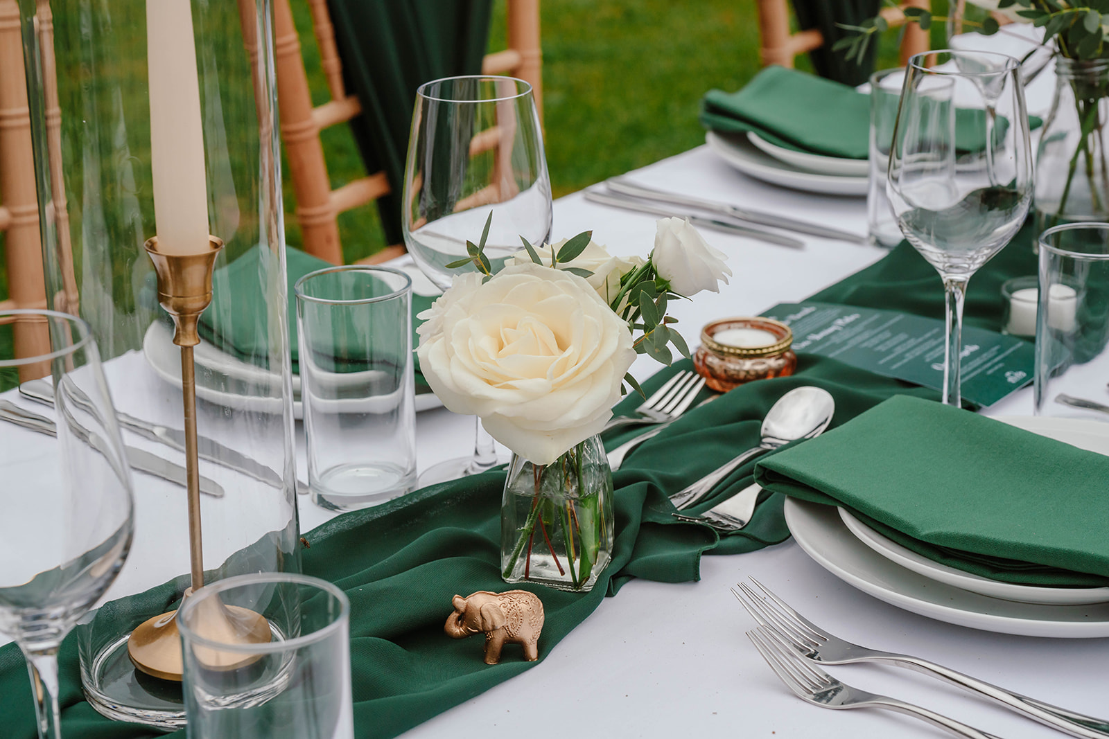 table roses Zara Davis Wedding Photography Waters Edge at Ewen Cotswolds Gloucestershire Cirencester cheltenham