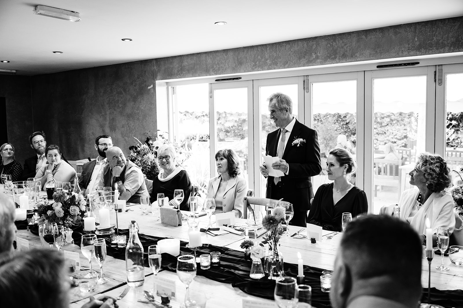 Father of the bride speech at the Finches Arms in Hambleton