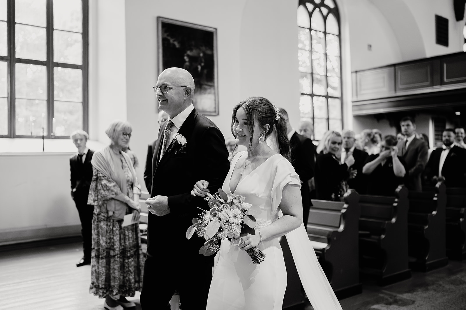 Bryllup med vielse i Larvik kirke