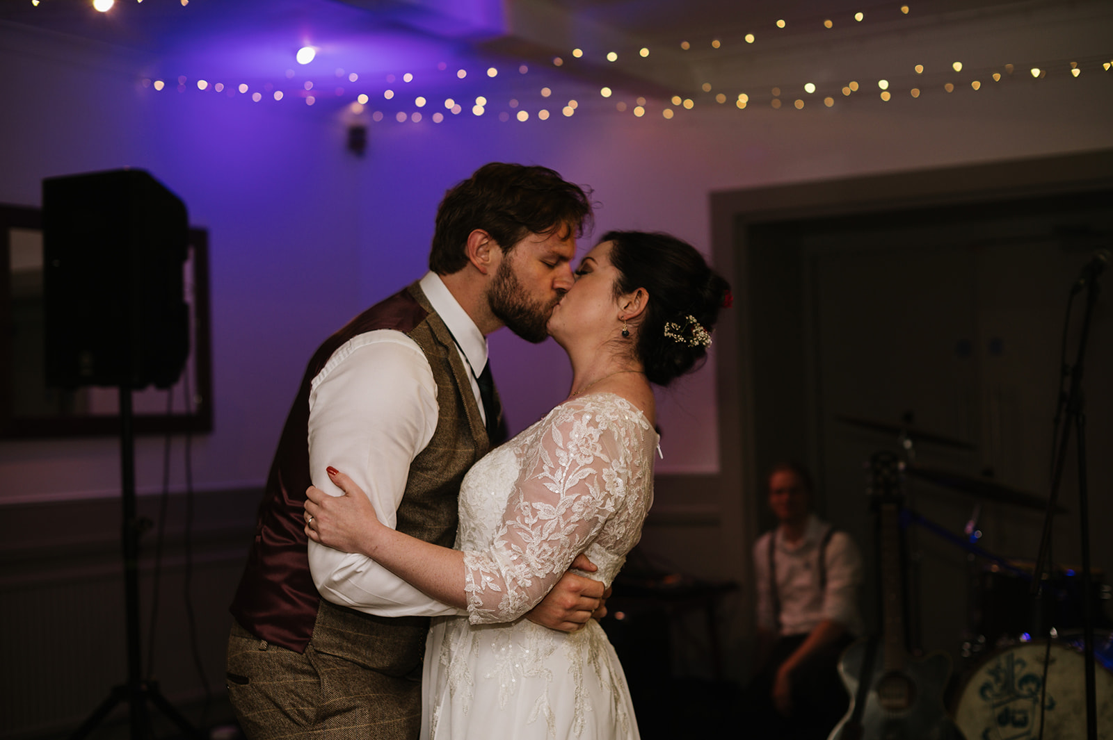 The first dance at Whirlowbrook Hall wedding in Sheffield