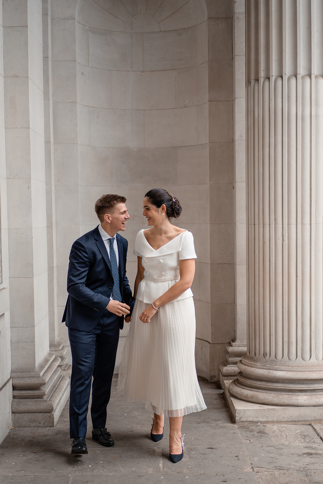 married couple at Marylebone old town hall