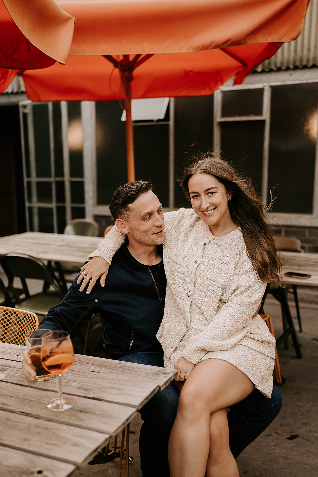 Urban Engagement Shoot on the Roof Terrace at The Mowbray, Sheffield