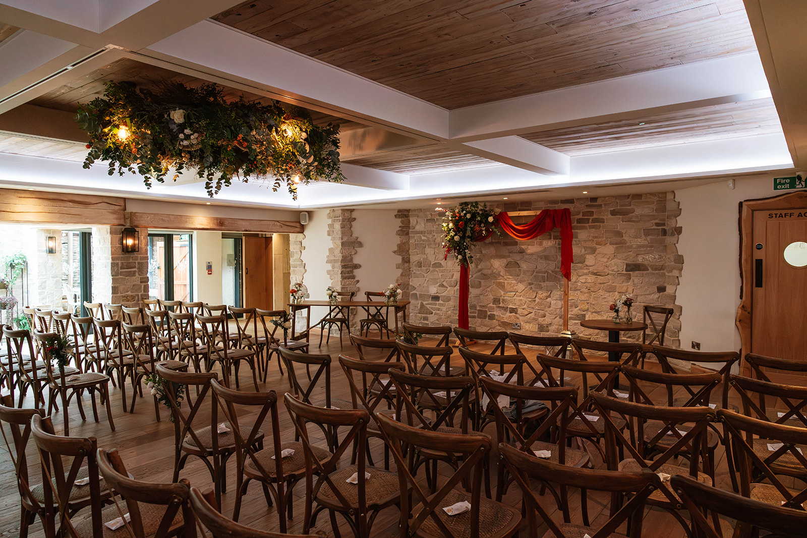 ceremony room Zara Davis Photography Wild Thyme and Honey Cirencester Cotswolds Gloucestershire