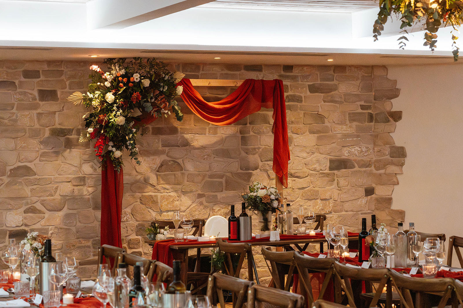 banquet room Zara Davis Photography Wild Thyme and Honey Cirencester Cotswolds Gloucestershire