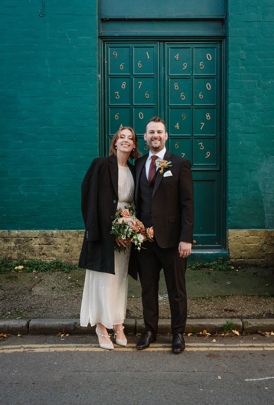Zara Davis Wedding Photography Cotswolds Gloucestershire Cheltenham Town street candid bride groom
