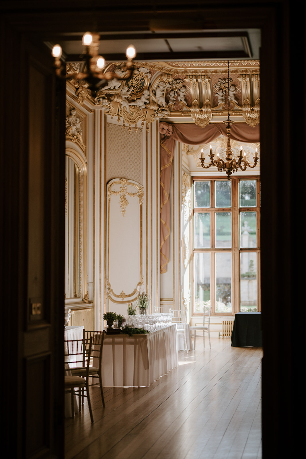 the gold room at harlaxton manor