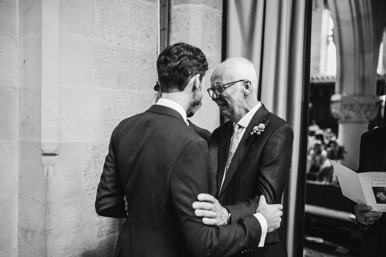 emotional father of the groom