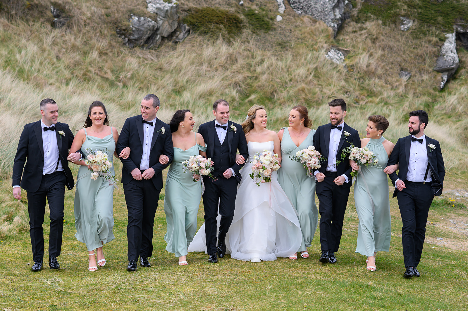 Wedding Party at Isle of Doagh