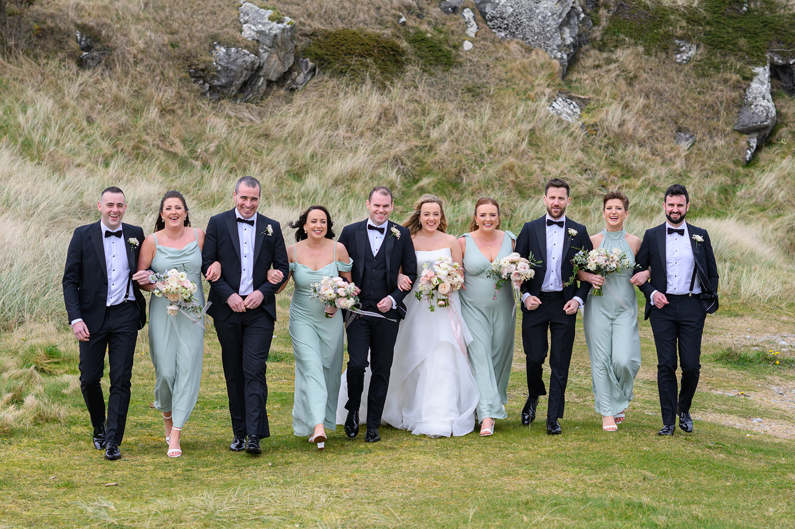 Wedding Party at Isle of Doagh